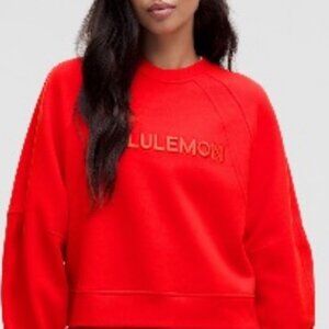 Scuba Oversized Pullover Wordmark. Hot Heat Size M/L NWOT